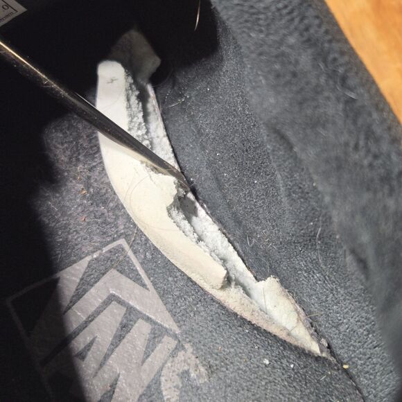 2 Pairs Of Vans Old School Skate Casual And Pro Men Size 9 Black/Grey/White Shoe - Picture 6 of 16